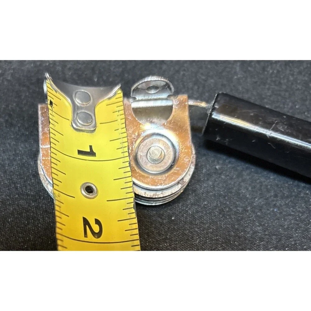 VTG ECKO Black Handled Manual Pull Through Knife Sharpener USA Great Condition